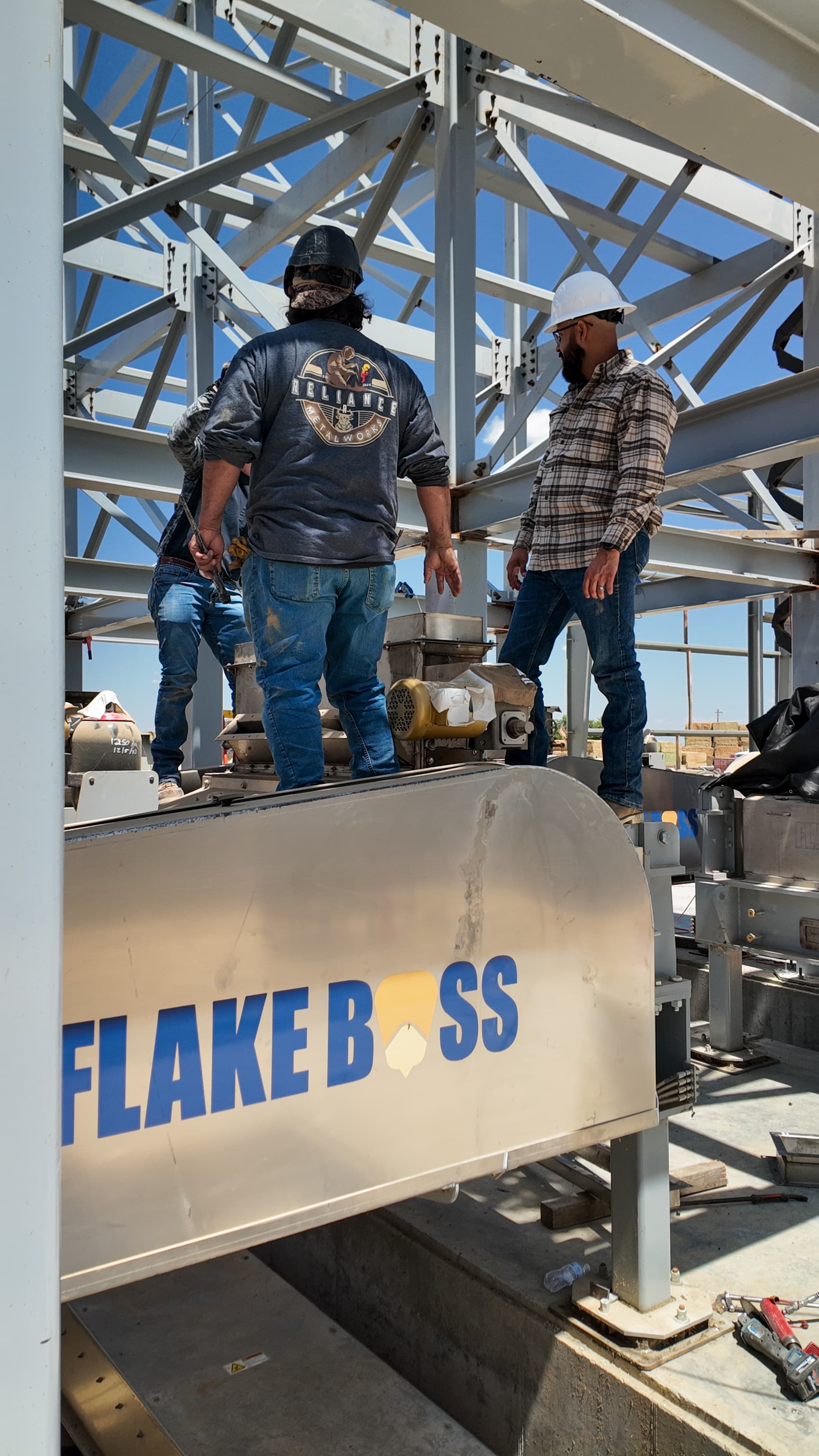California Feed Yard Flaker and Steam Chest Installation - 1